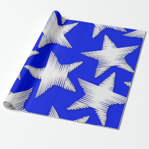 Stars pattern wrapping paper