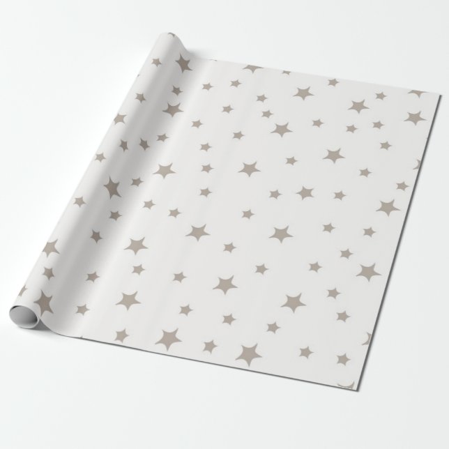 Stars pattern wrapping paper (Unrolled)