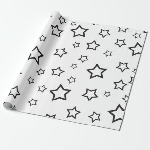 Stars pattern wrapping paper