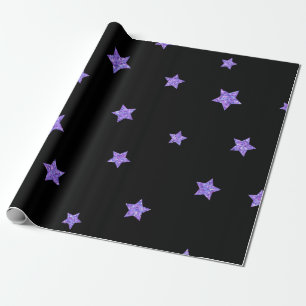 Stars pattern wrapping paper