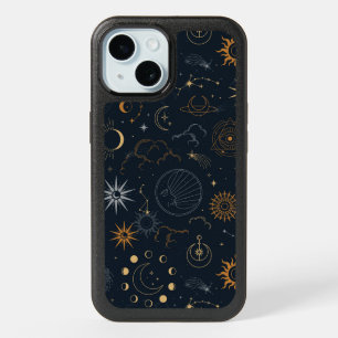 Stars & Planets Pattern iPhone 15 Case