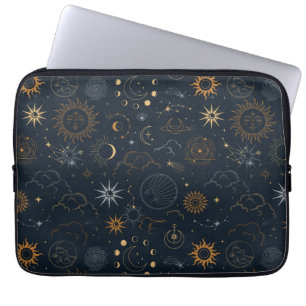 Stars & Planets Pattern Laptop Sleeve