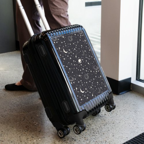Stars  Planets Pattern Luggage