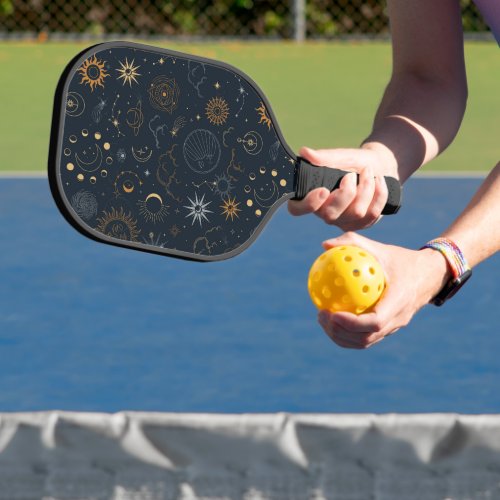 Stars  Planets Pattern Pickleball Paddle