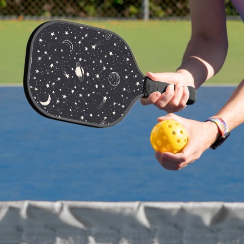 Stars  Planets Pattern Pickleball Paddle