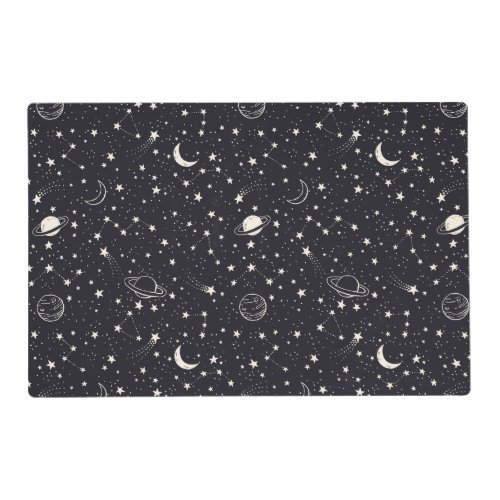 Stars  Planets Pattern Placemat