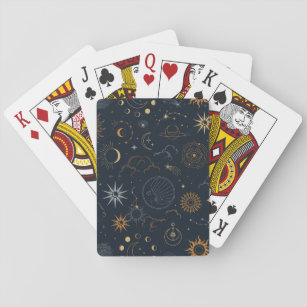 Stars & Planets Pattern Playing Cards
