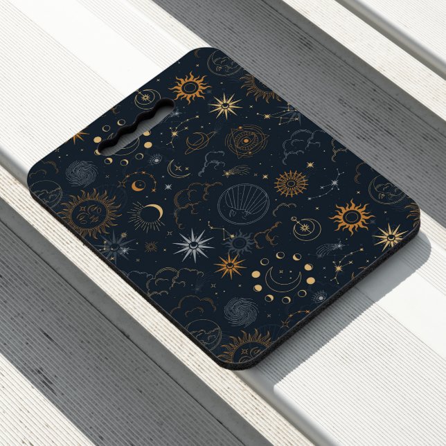 Stars & Planets Pattern Seat Cushion (In Situ)