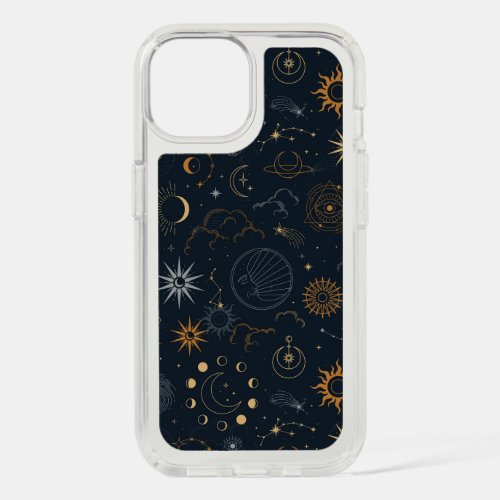 Stars  Planets Pattern iPhone 15 Case