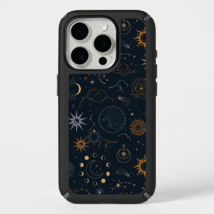 Stars & Planets Pattern iPhone 15 Pro Case