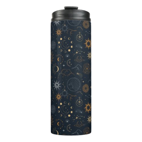 Stars  Planets Pattern Thermal Tumbler