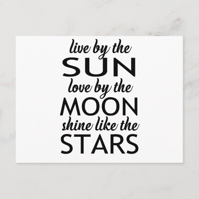stars postcard (Front)