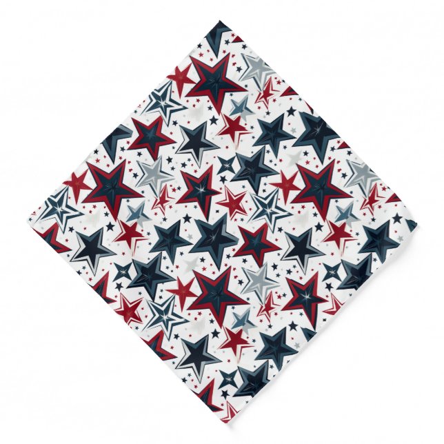 Stars Print Bandana (Front)