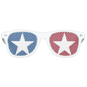 Stars Red White Blue Retro Sunglasses