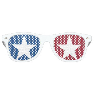 Stars Red White Blue Retro Sunglasses
