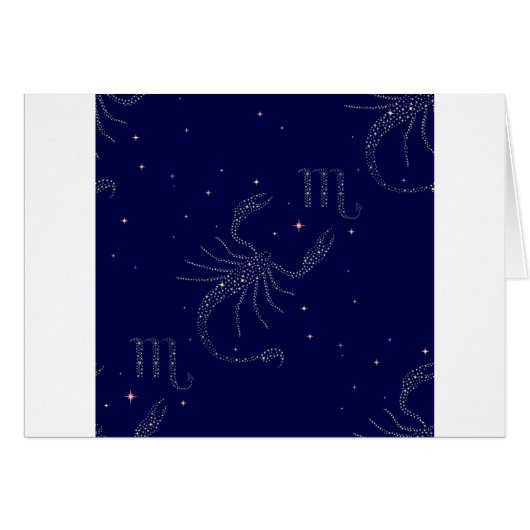 stars scorpio cards (Front Horizontal)