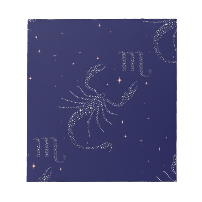 stars scorpio notepad (Front)