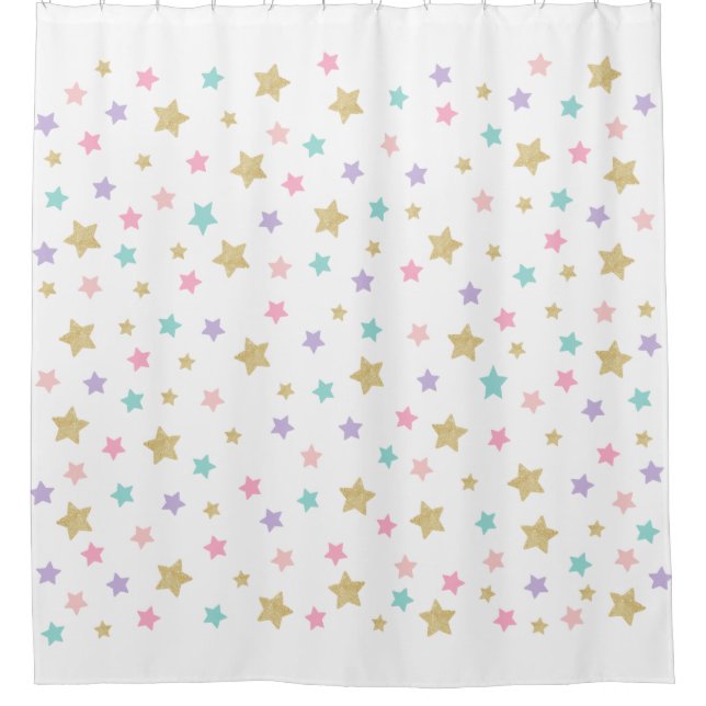 Stars Shower Curtain (Front)