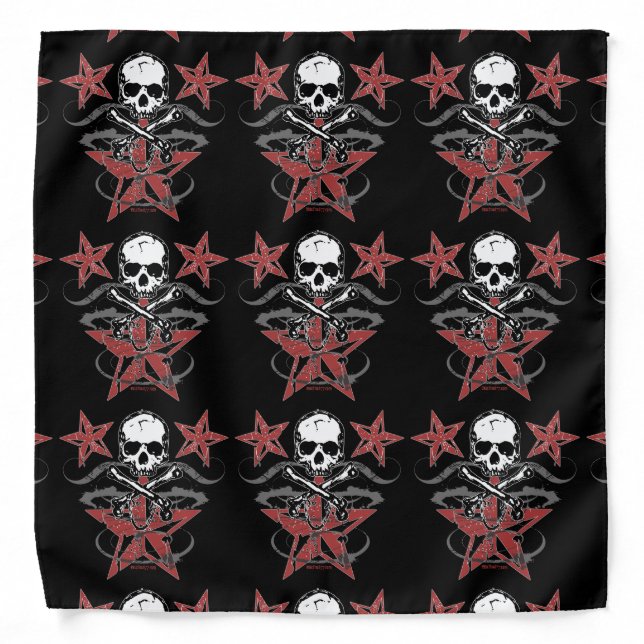 Stars & Skull Bandana (Front)