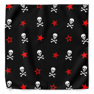 Stars, Skulls and Crossbones Bandana