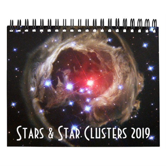 Stars Star Clusters 2019 Space Astronomy NASA Calendar (Cover)