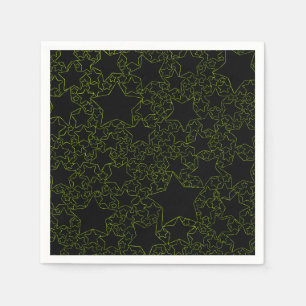 Stars, Stars, Stars - Lime Green Napkins