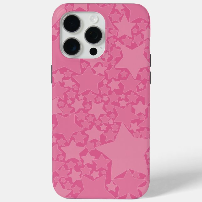 Stars, Stars, Stars - Pink Case-Mate iPhone Case (Back)