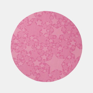 Stars, Stars, Stars - Pink Rug