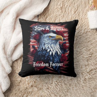 Stars & Stripe Freedom Forever Eagle American Flag