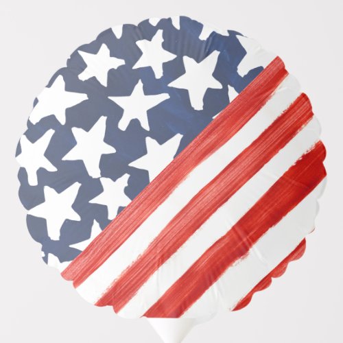 Stars stripes American Flag Festive 4th July Party Balloon