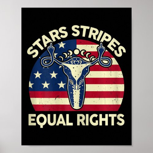 Stars Stripes amp Equal Rights 4th Of July Pro C Poster