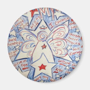 Stars & Stripes Angel Magnet