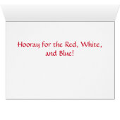 Stars & Stripes Cards (Inside Horizontal (Bottom))