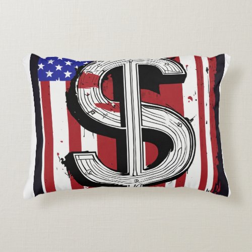 Stars Stripes Comfort USA Flag_Inspired Pillow 
