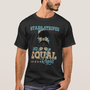 Stars Stripes Equal Rights Delaware Flag Map T-Shirt