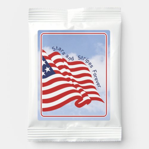 Stars  Stripes Forever American Flag Illustration Lemonade Drink Mix