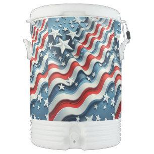 Stars & Stripes Forever Beverage Cooler