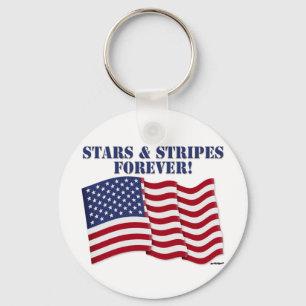 STARS & STRIPES FOREVER! KEYCHAIN