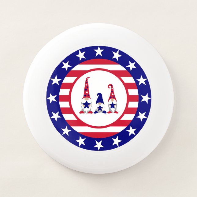  Stars, Stripes & Gnome-tastic Pride Wham-O Frisbee (Front)