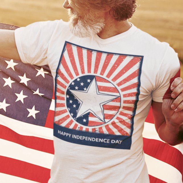 Stars & Stripes Independence Day T-Shirt (Creator Uploaded)