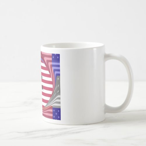 Stars  Stripes  Love A Patriotic USA Design  Coffee Mug