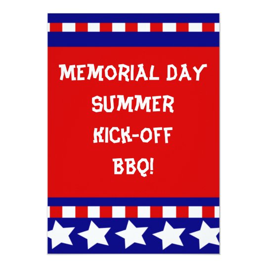 Memorial Day Invitations 9