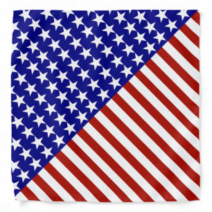 Stars & Stripes of Red White And Blue Bandana