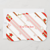 Stars & Stripes Pattern gold red + your ideas (Back)