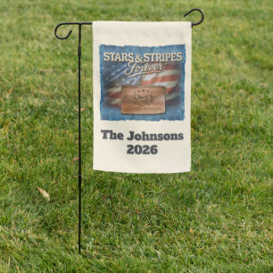 Stars & Stripes - Personalized Garden Sign