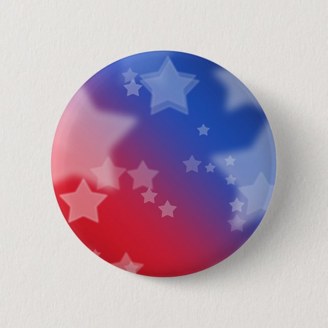 stars & stripes pinback button (Front)