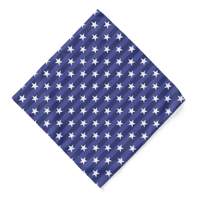 Stars & Stripes Print Bandana (Front)