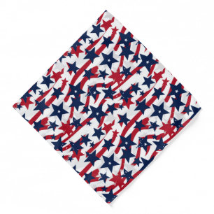 Stars & Stripes Print Bandana