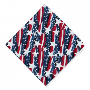 Stars & Stripes Print Bandana