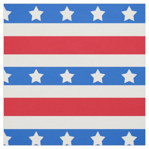 Stars & Stripes | Red White Blue Fabric